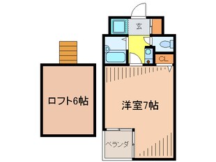 プレステージ天神の物件間取画像